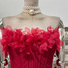 Load image into Gallery viewer, Ballerina Corset Ruffle Mini Dress
