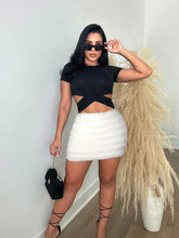 Load image into Gallery viewer, Fuzzy Fur Mini Skirt

