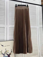 Load image into Gallery viewer, Elegant Pleated Maxi Skirt
