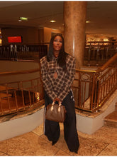 Load image into Gallery viewer, Plaid Flattering Blouse
