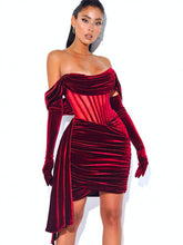 Load image into Gallery viewer, So In Love Corset Mini Dress FancySticated
