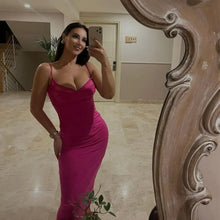 Load image into Gallery viewer, Sonia Mesh Bodycon Maxi Dress FancySticated
