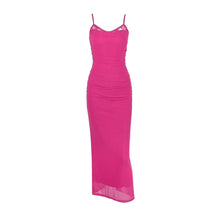 Load image into Gallery viewer, Sonia Mesh Bodycon Maxi Dress FancySticated

