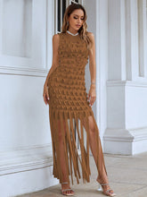 Load image into Gallery viewer, Sophy Tassel Maxi Bandage Dress FancySticated
