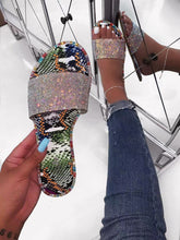 Load image into Gallery viewer, Sparkling Flat Sandals FancySticated
