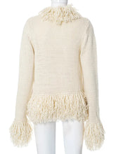 Load image into Gallery viewer, Staci Knit Tassel Jacket Cardigan FancySticated
