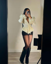 Load image into Gallery viewer, Staci Knit Tassel Jacket Cardigan FancySticated
