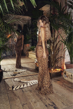 Load image into Gallery viewer, Stephanie Leopard Maxi Dress FancySticated

