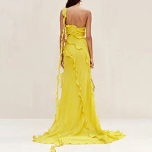 Load image into Gallery viewer, Sunny Ruffle Maxi Dress FancySticated
