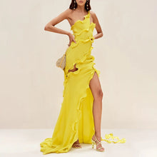 Load image into Gallery viewer, Sunny Ruffle Maxi Dress FancySticated
