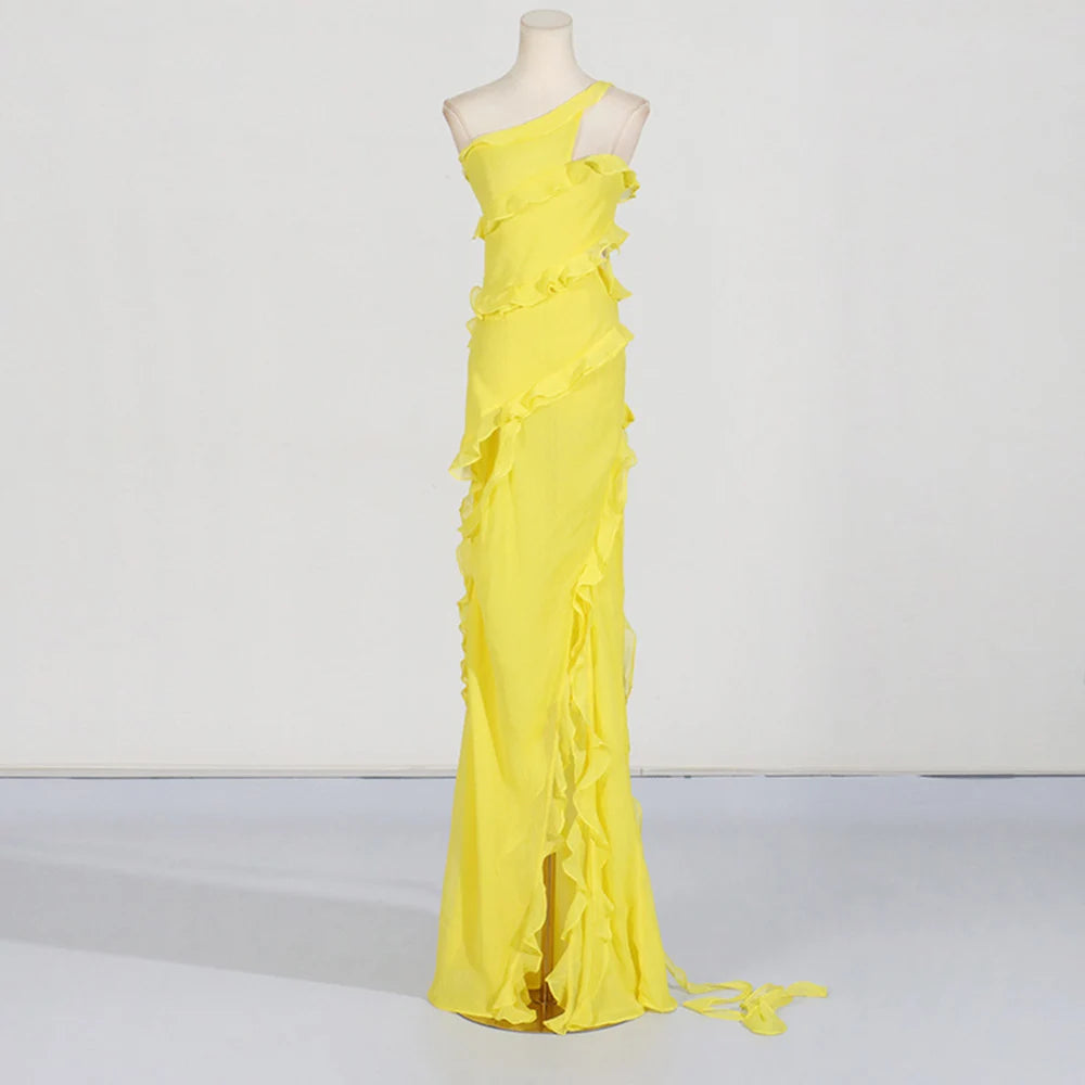 Sunny Ruffle Maxi Dress FancySticated