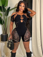 Load image into Gallery viewer, Tania Mesh Jumpsuit/Romper FancySticated
