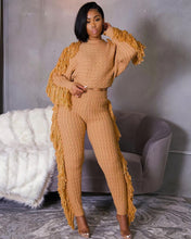 Load image into Gallery viewer, Tassel Knit Sweater Set FancySticated
