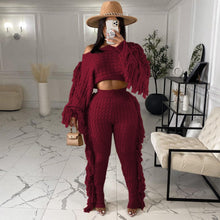 Load image into Gallery viewer, Tassel Knit Sweater Set FancySticated
