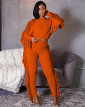 Load image into Gallery viewer, Tassel Knit Sweater Set FancySticated
