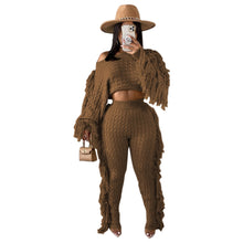 Load image into Gallery viewer, Tassel Knit Sweater Set FancySticated
