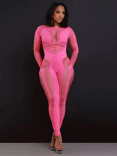 Load image into Gallery viewer, Tessa Mesh Jumpsuit FancySticated
