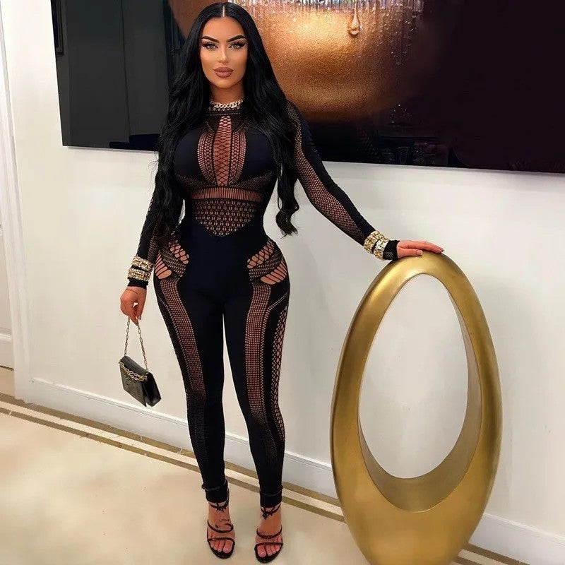 Tessa Mesh Jumpsuit FancySticated
