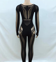 Load image into Gallery viewer, Tessa Mesh Jumpsuit FancySticated
