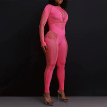 Load image into Gallery viewer, Tessa Mesh Jumpsuit FancySticated
