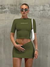 Load image into Gallery viewer, Tiah Mini Skirt Set FancySticated
