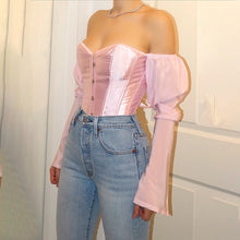 Load image into Gallery viewer, Top Corset Blouse FancySticated
