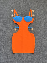 Load image into Gallery viewer, Toya Bandage Mini Dress FancySticated
