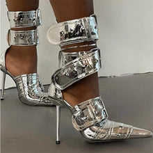 Load image into Gallery viewer, Utility Rivet Buckle Boots FancySticated
