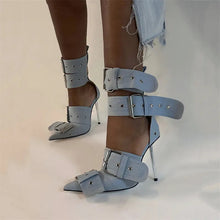 Load image into Gallery viewer, Utility Rivet Buckle Boots FancySticated
