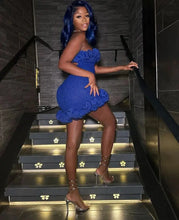 Load image into Gallery viewer, Vella Crochet Mini Dress FancySticated
