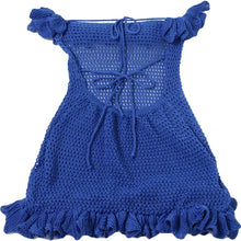 Load image into Gallery viewer, Vella Crochet Mini Dress FancySticated
