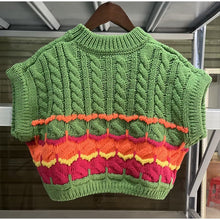 Load image into Gallery viewer, Vintage Knit Crop Top FancySticated
