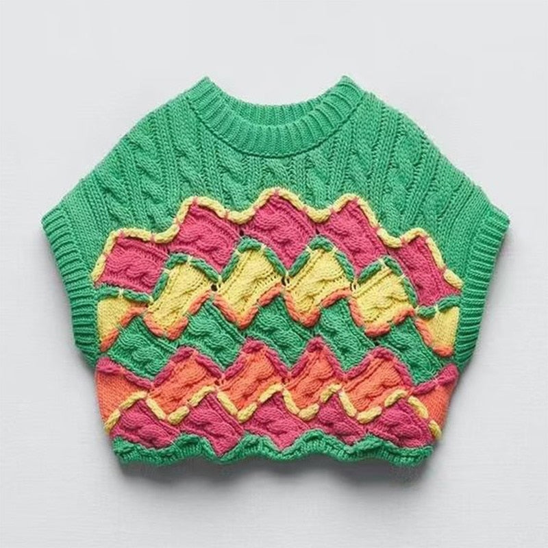 Vintage Knit Crop Top FancySticated