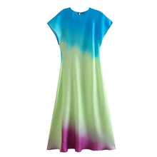 Load image into Gallery viewer, Vintage Tie Dye Midi Dress FancySticated
