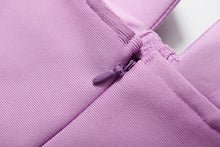 Load image into Gallery viewer, Violet Off Shoulder Bandage Dress FancySticated
