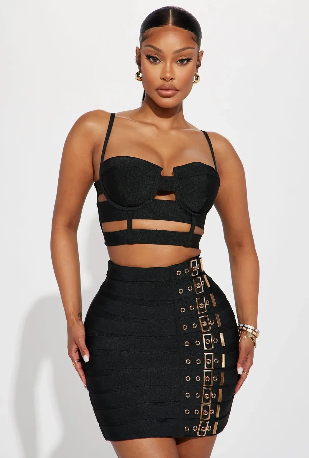 Viviana Bandage Skirt Set FancySticated