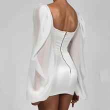Load image into Gallery viewer, White Elegant Nova Dress FancySticated
