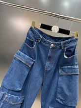 Load image into Gallery viewer, Worth A Shot Cargo Jeans FancySticated

