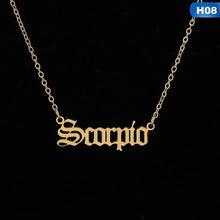 Load image into Gallery viewer, Zodiac Letter Pendants Necklace FancySticated
