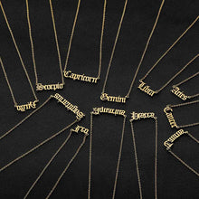 Load image into Gallery viewer, Zodiac Letter Pendants Necklace FancySticated
