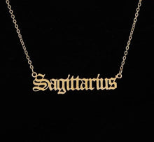 Load image into Gallery viewer, Zodiac Letter Pendants Necklace FancySticated
