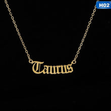 Load image into Gallery viewer, Zodiac Letter Pendants Necklace FancySticated
