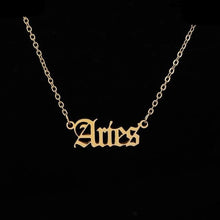 Load image into Gallery viewer, Zodiac Letter Pendants Necklace FancySticated
