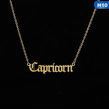 Load image into Gallery viewer, Zodiac Letter Pendants Necklace FancySticated
