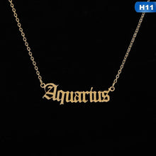 Load image into Gallery viewer, Zodiac Letter Pendants Necklace FancySticated
