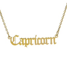 Load image into Gallery viewer, Zodiac Letter Pendants Necklace FancySticated
