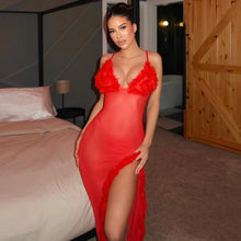 Load image into Gallery viewer, Exotic Mesh Maxi Dress
