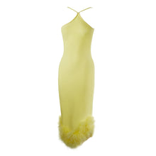 Load image into Gallery viewer, Giselle Feather Bandage Midi Dress
