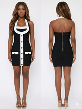 Load image into Gallery viewer, Hayli Bandage Mini Dress

