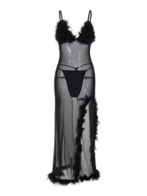 Load image into Gallery viewer, Exotic Mesh Maxi Dress
